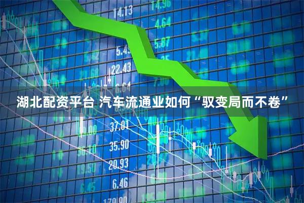 湖北配资平台 汽车流通业如何“驭变局而不卷”